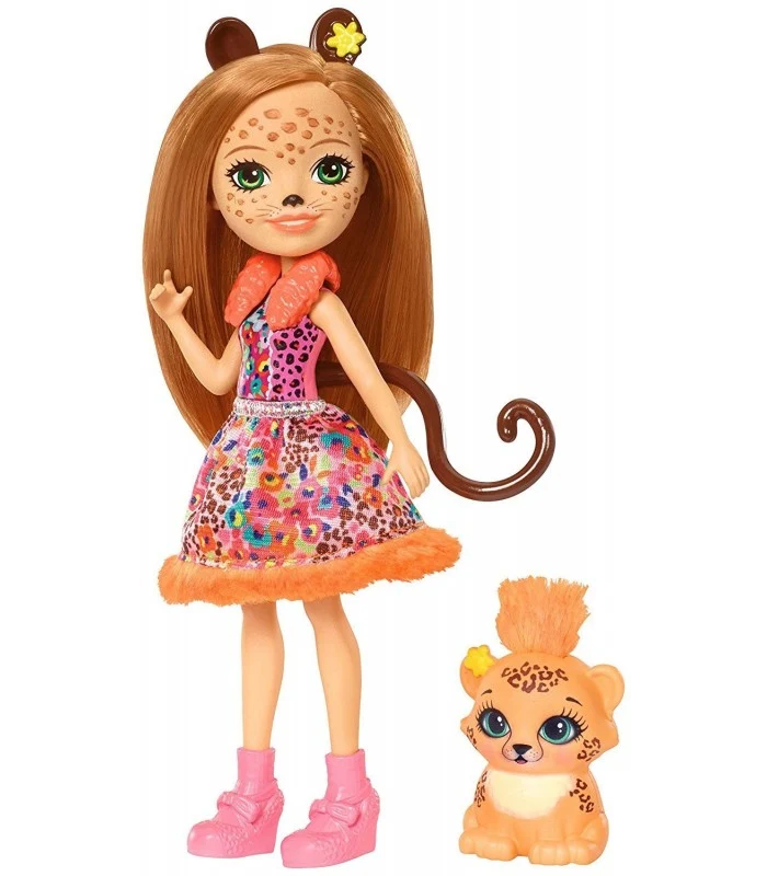 Enchantimals Bambola Cherish Ghepardo E Quick Quick