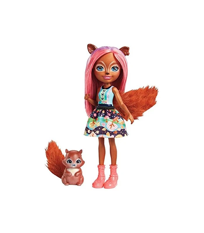 Enchantimals Bambola Sancha Squirrel E Stumper