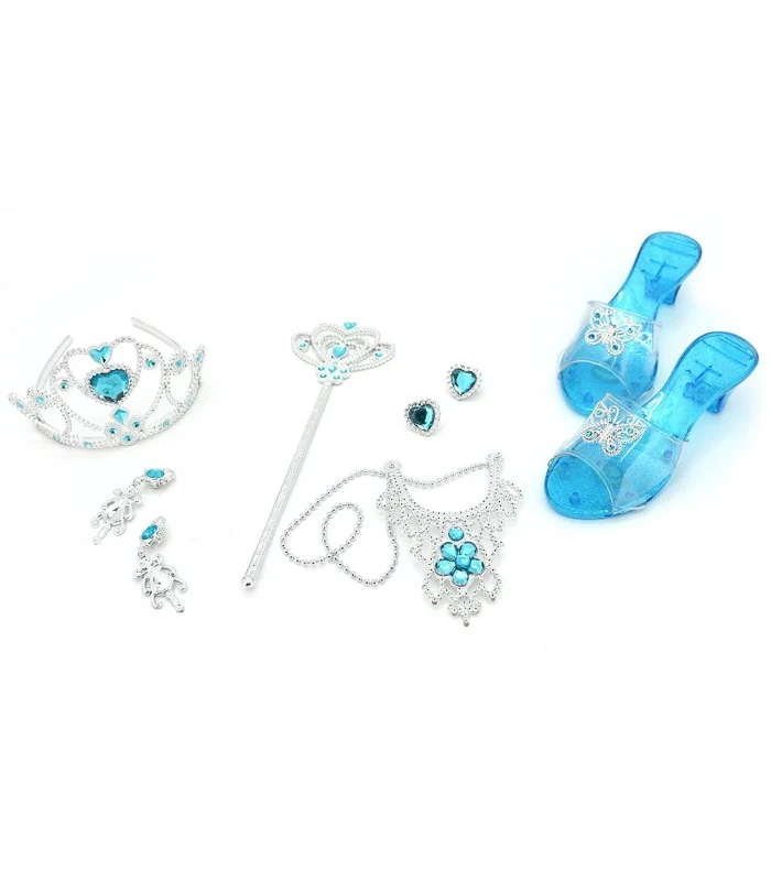 Set Gioielli Con Tiara E Scarpette