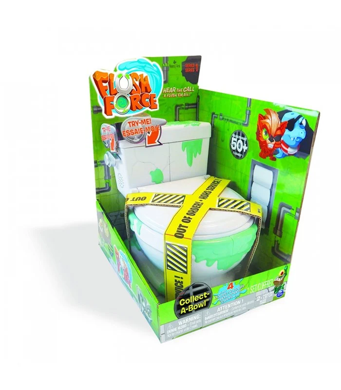 Flush Force Mega Wc Con 4 Personaggi Esclusivi