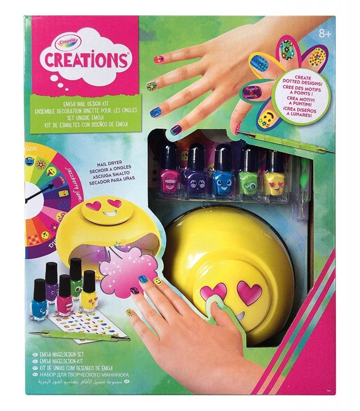 Crayola Creations Set Unghie Emoij