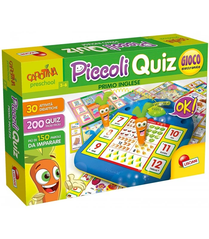 Carotina Piccoli Quiz Primo Inglese