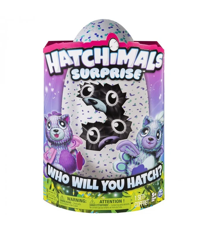 Hatchimals-Uovo Maxi Con Sorpresa Viola