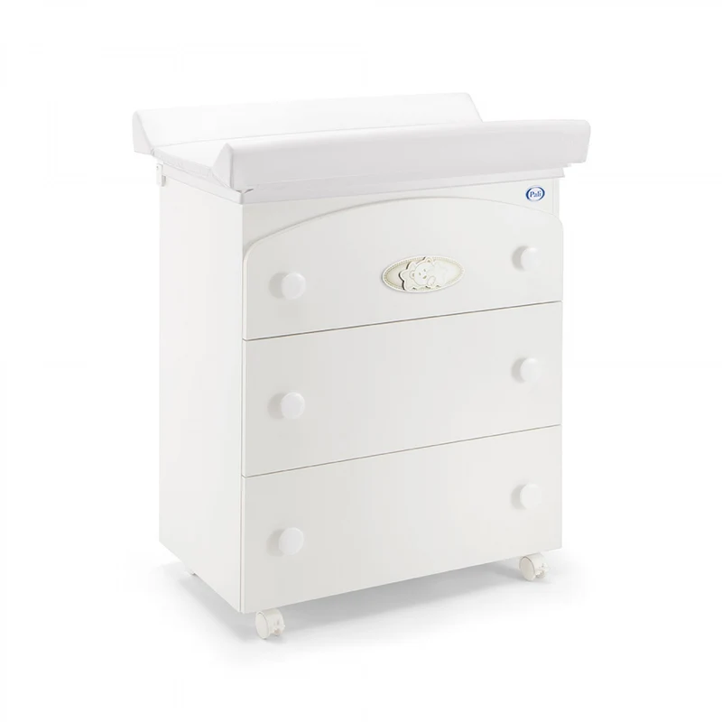 Cassettiera Fasciatoio Pali Tris Dado Bianco