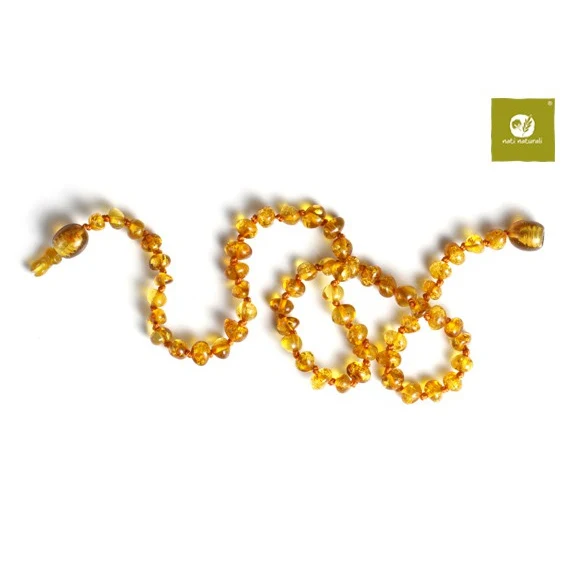 Collanina DâAmbra Quaranta Settimane Sollievo Naturale Dentizione - Colore Miele