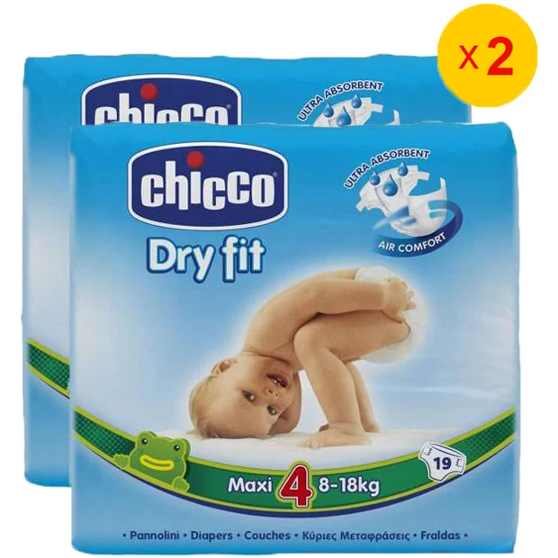 Pannolini Chicco Dry Fit Maxi 8-18 Kg Formato Maxi (38pz)
