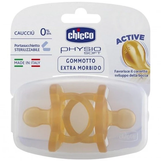 Gommotto Physio Chicco Soft Caucciã¹ 4m+ 2pz Con Custodia /