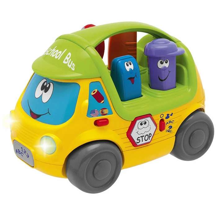 Gioco Bilingue School Bus Chicco Parlante /