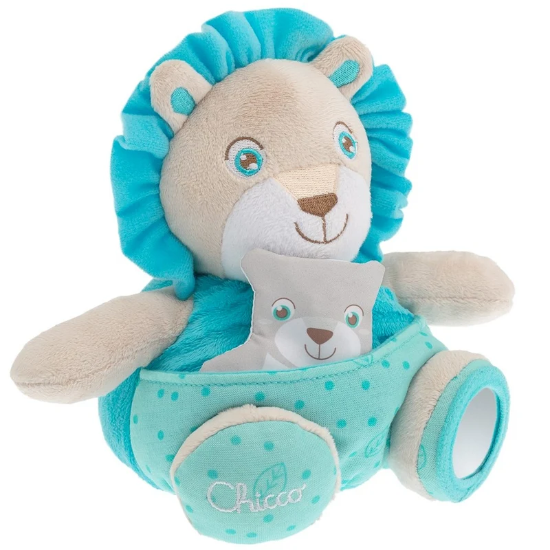 Peluche Leone Chicco Soft Cuddles Con Marioneta