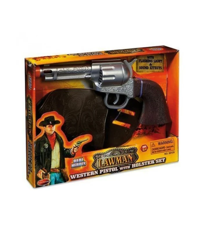 Pistola Cowboy Con Fodero
