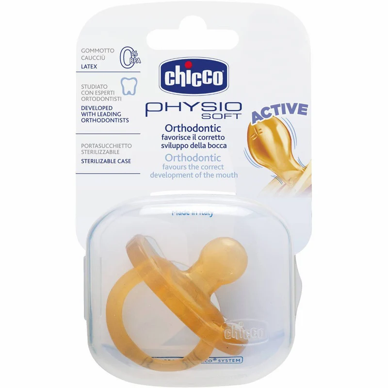 Gommotto Physio Chicco Soft Caucciã¹ 4m+ 1pz Con Custodia /