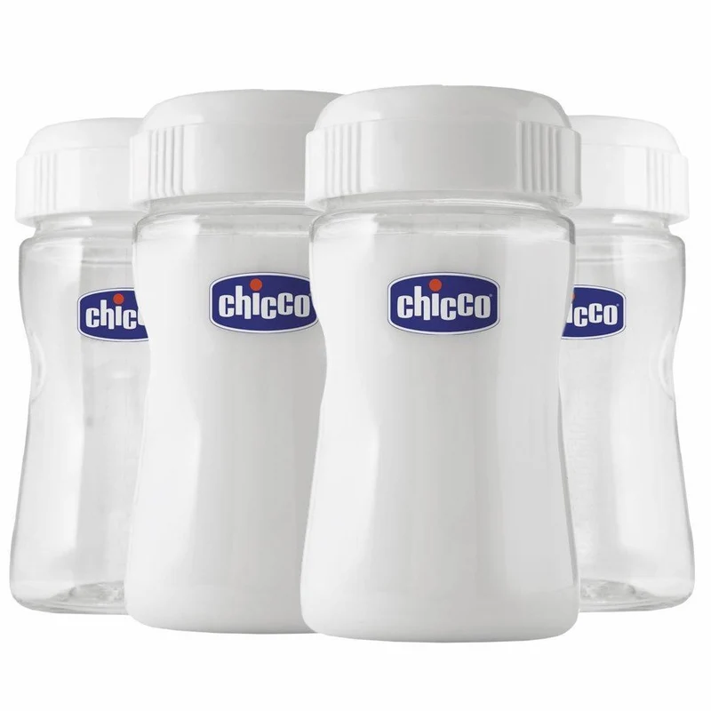 Contenitori Ermetici Chicco Latte Materno Natural Feeling 4pz Da 150ml