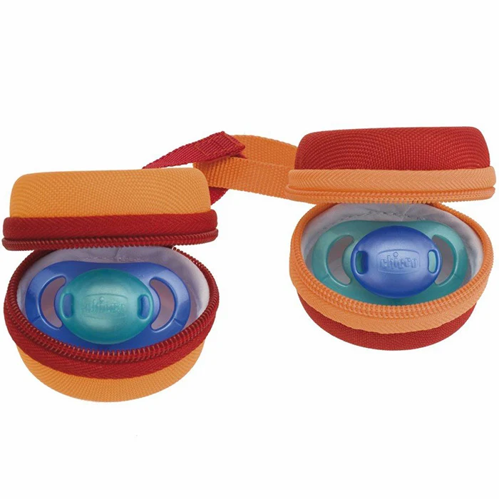 Portasucchietto Doppio Chicco Clip Clap Rosso Arancione /
