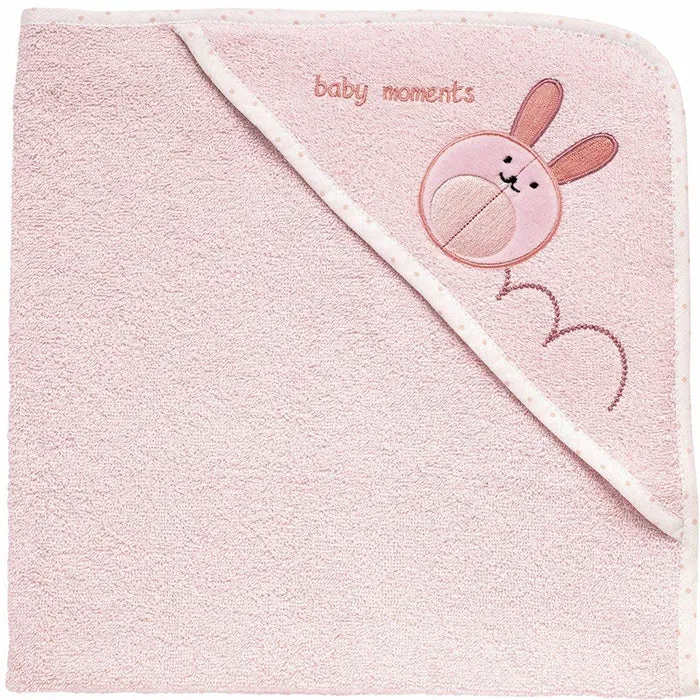 Accappatoio Chicco Quadrato In Spugna Simpatico Coniglietto 0m+ Rosa