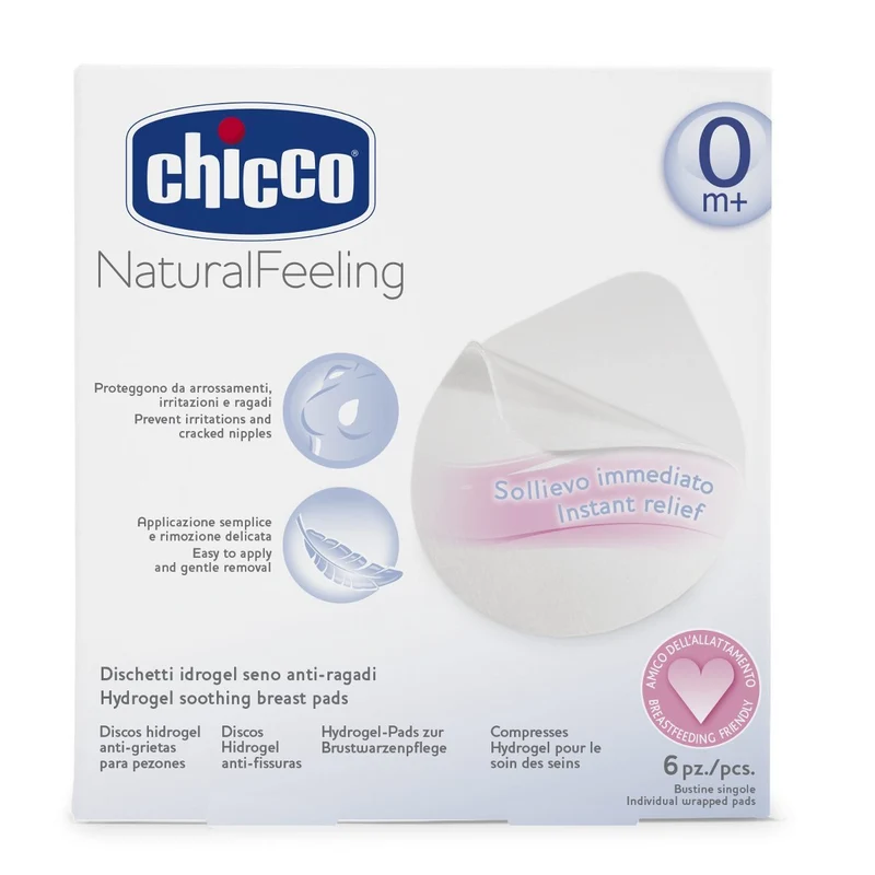 Dischetti Chicco Naturalfeeling Idrogel 6pz