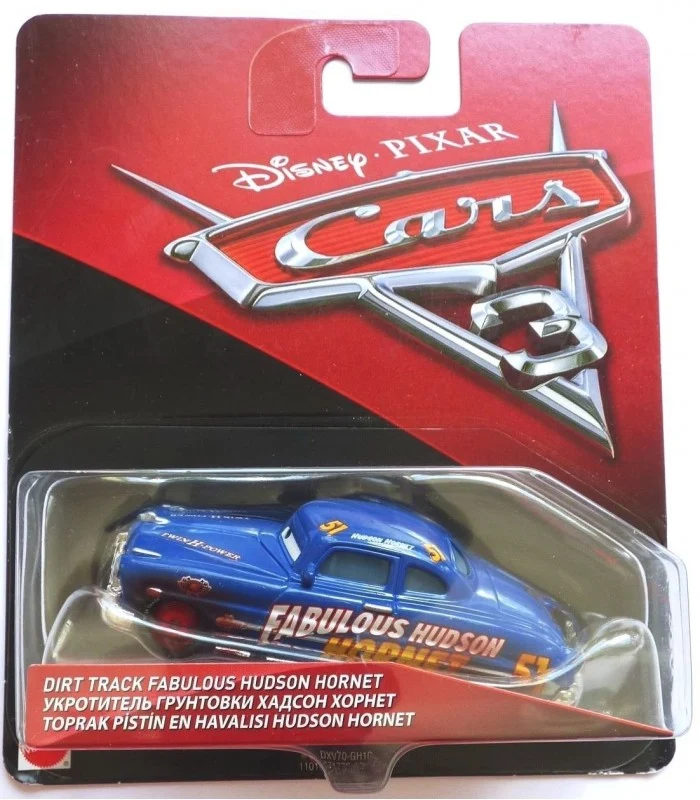 Veicolo Cars 3 Personaggio Dirt Track Fabulous Hudson Hornet