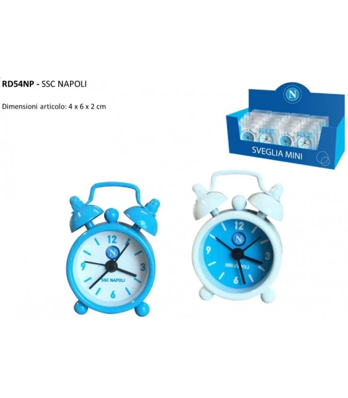 Ssc Napoli Mini Sveglia 2 Colori