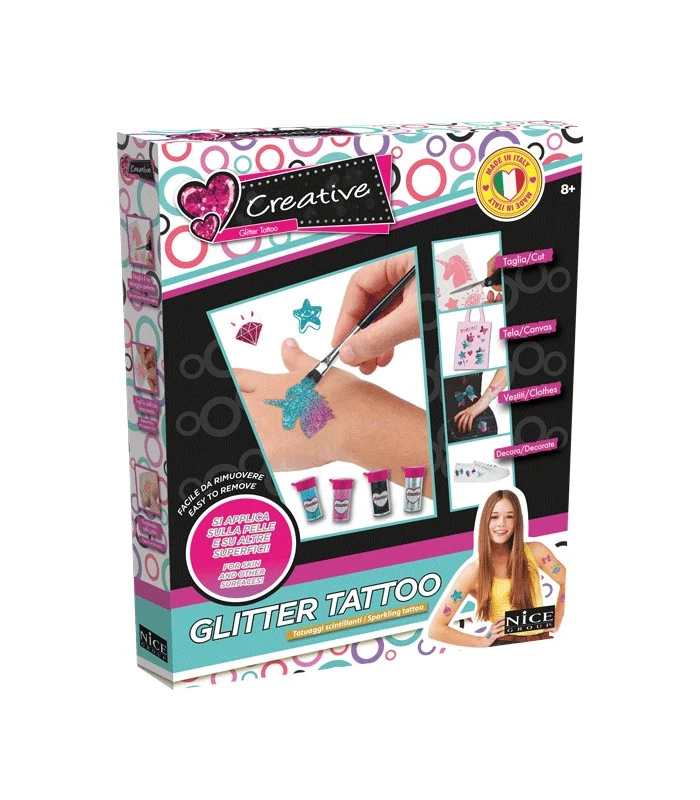 Creative Glitter All Over Tattoo Medium