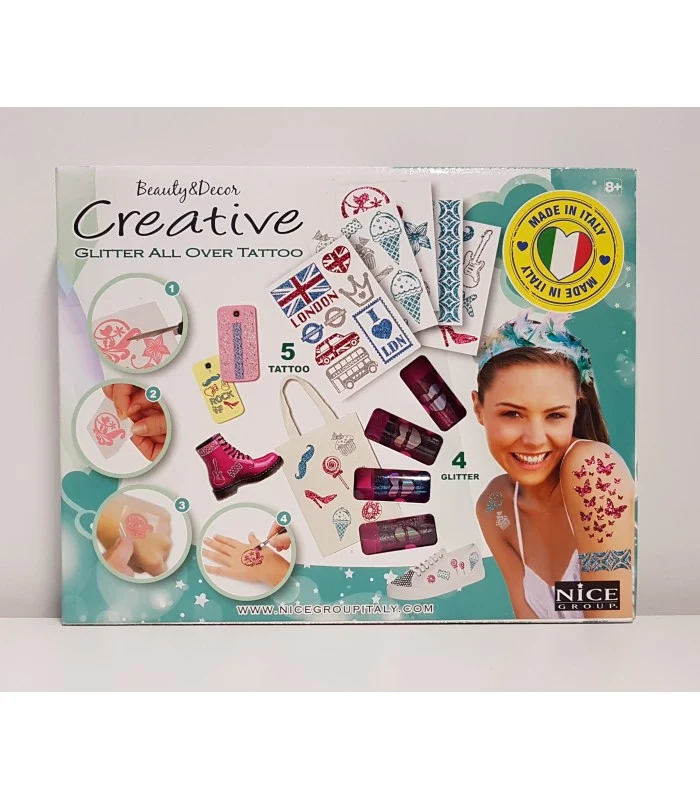 Creative Glitter All Over Tattoo Big