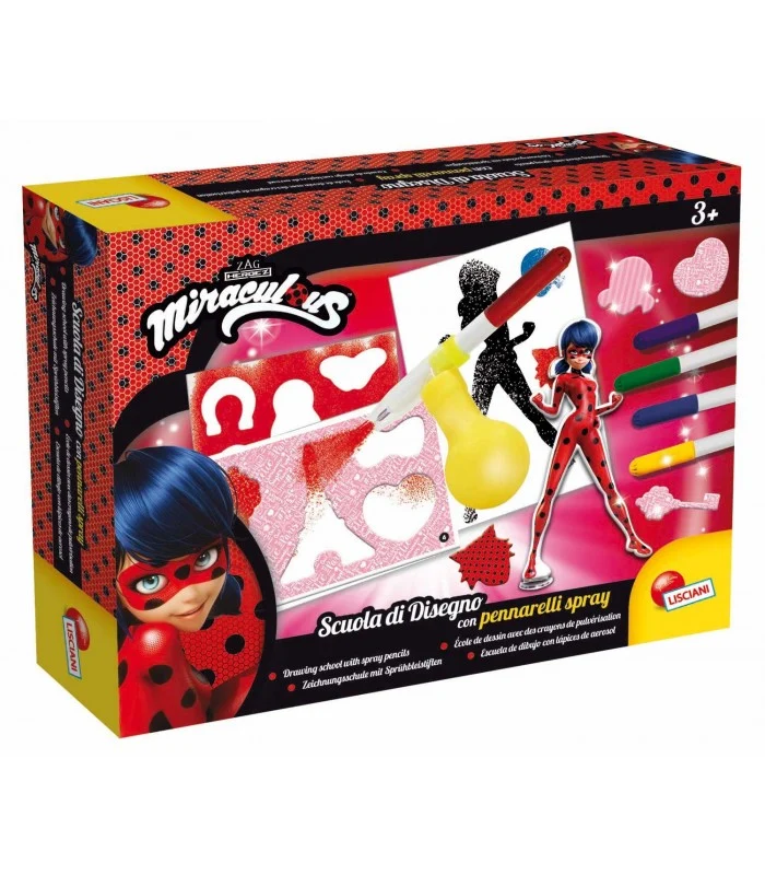 Ladybug Scuola Di Disegno Con Pennarelli Spray