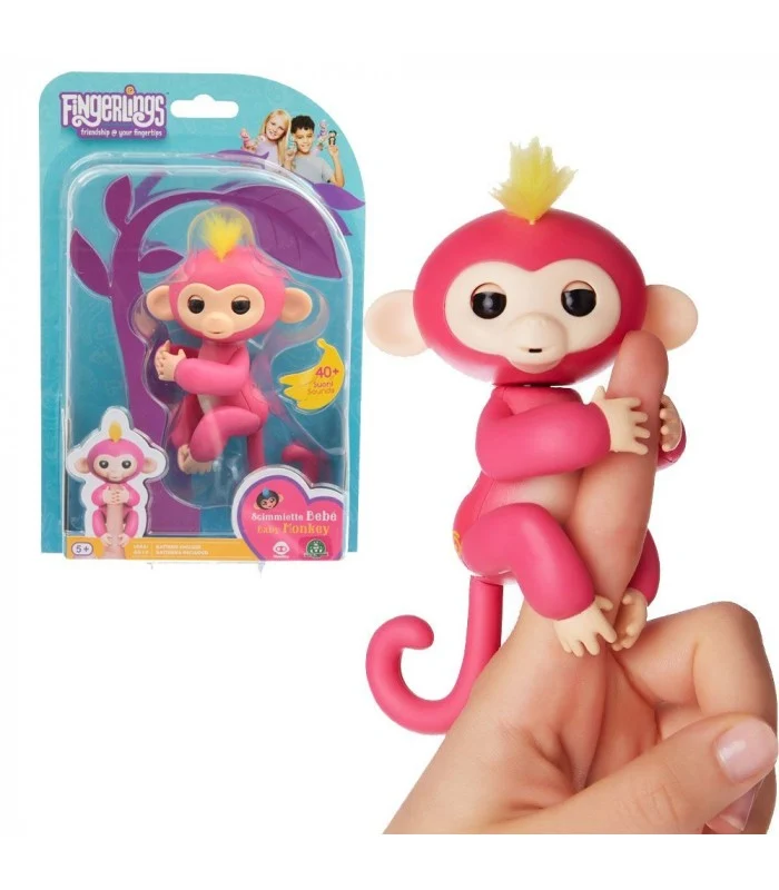 Fingerlings Scimmietta Bebe' Bella Rosa