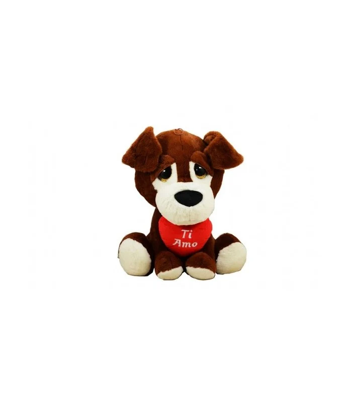 Peluche Cane Con Cuore 45 Centimetri