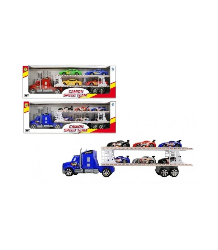 Camion Speed Team Con Auto 2 Modelli