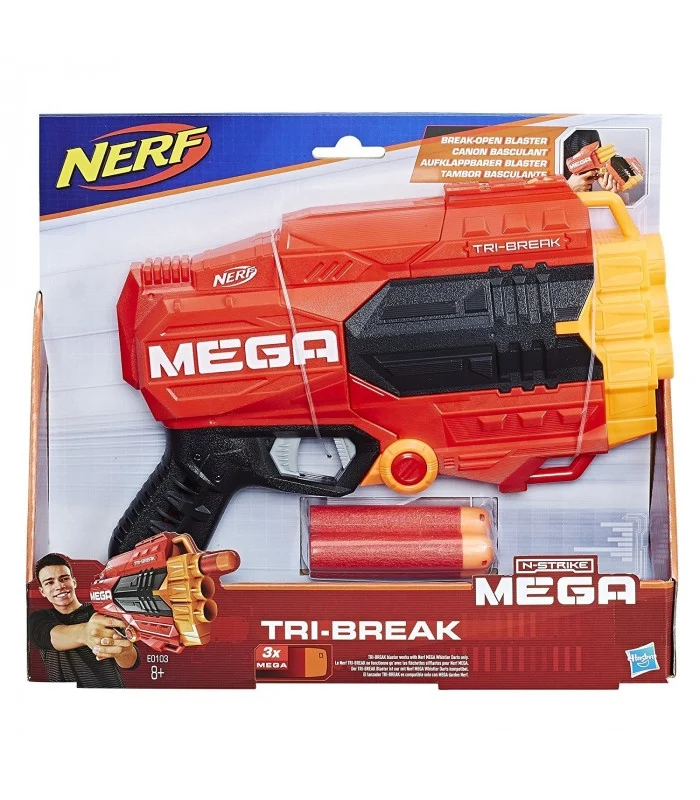 Nerf Pistola Mega Tri Break
