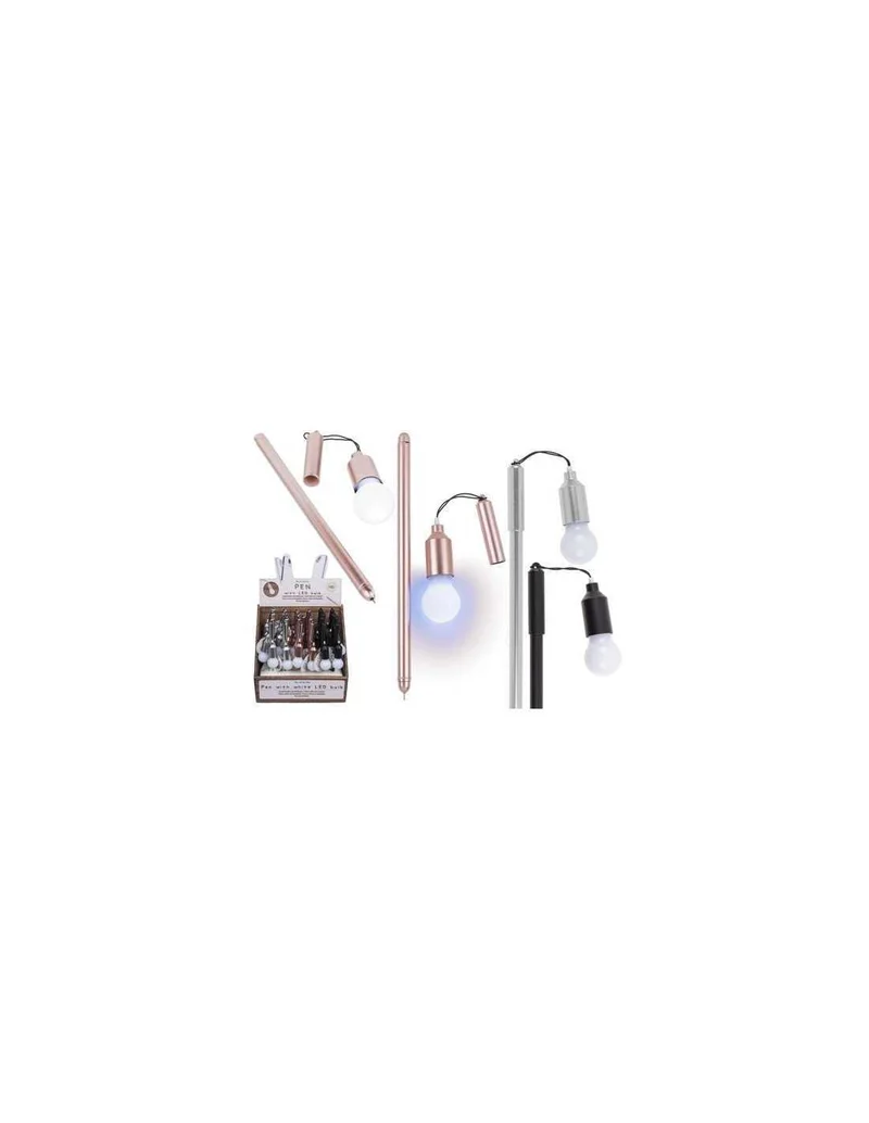 Penna A Sfera Con Lampadina A Led