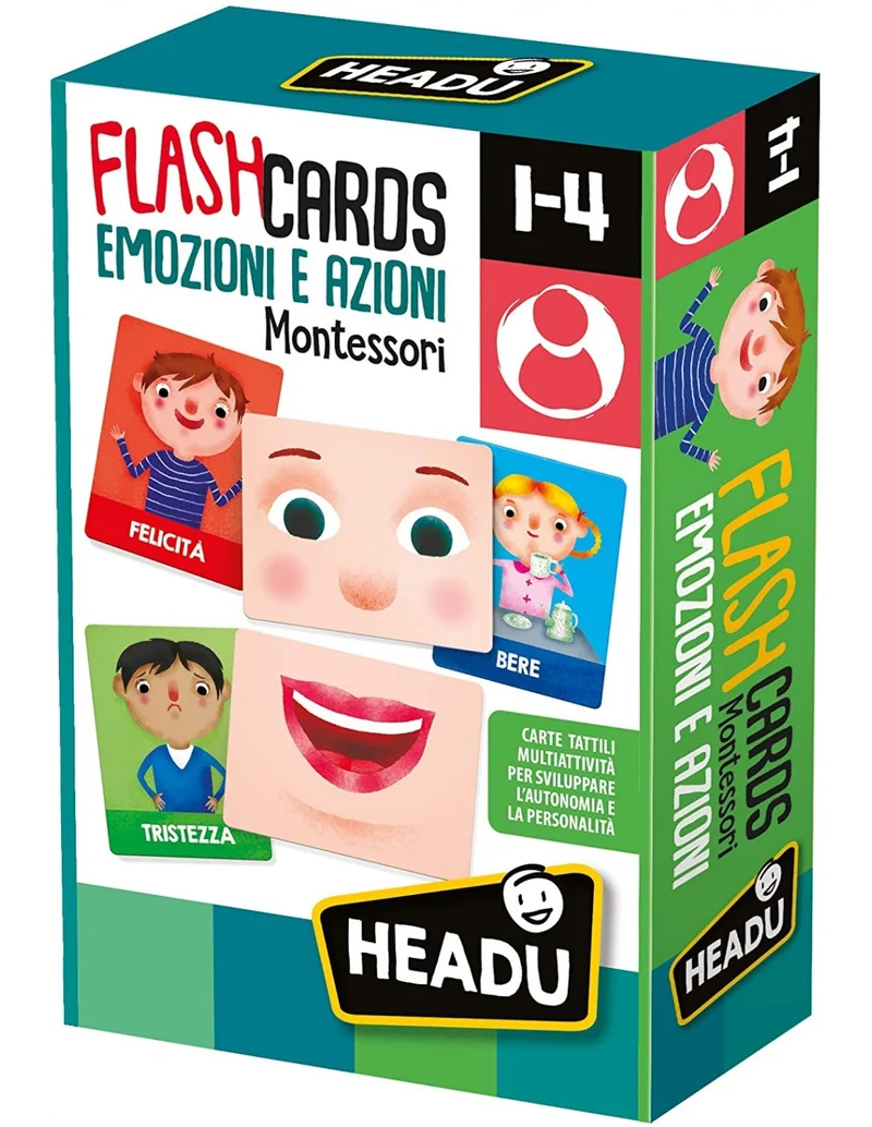 Flashcards Montessori Emozioni E Azioni