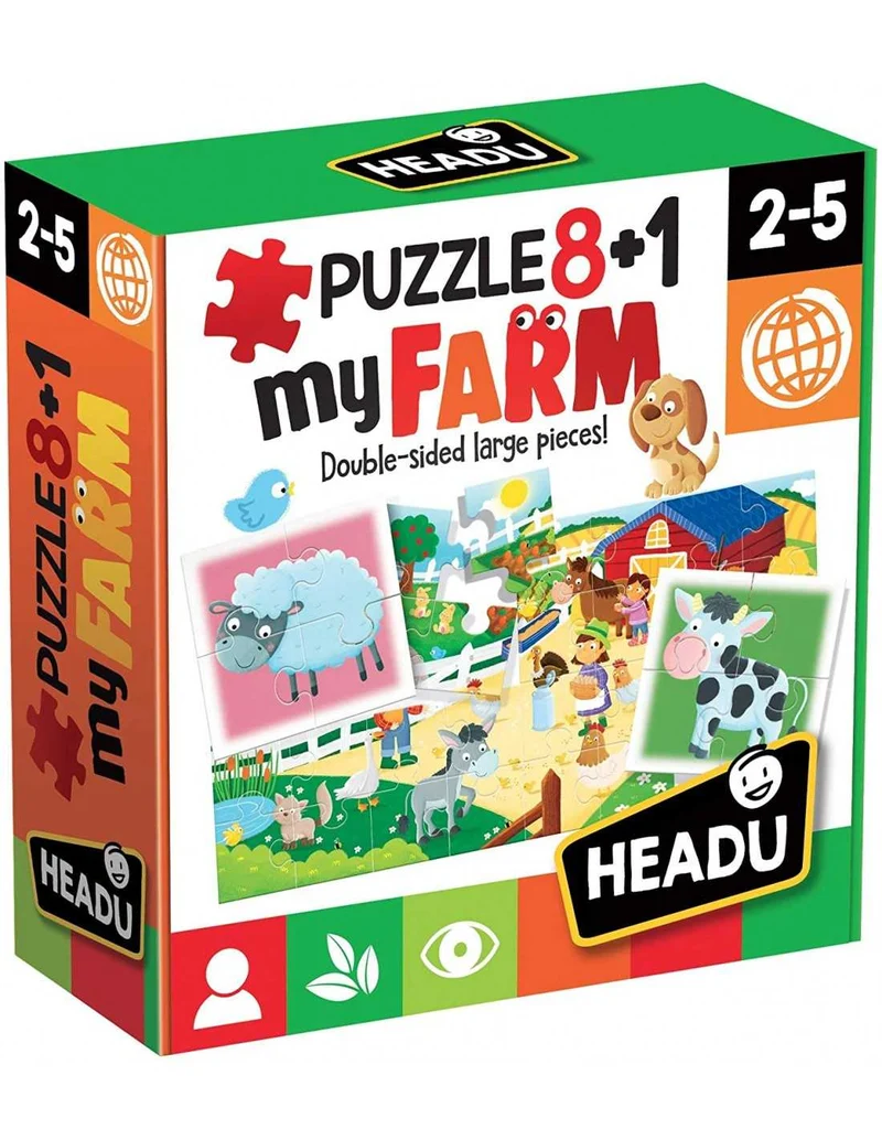 Puzzle 8+1 My Farm