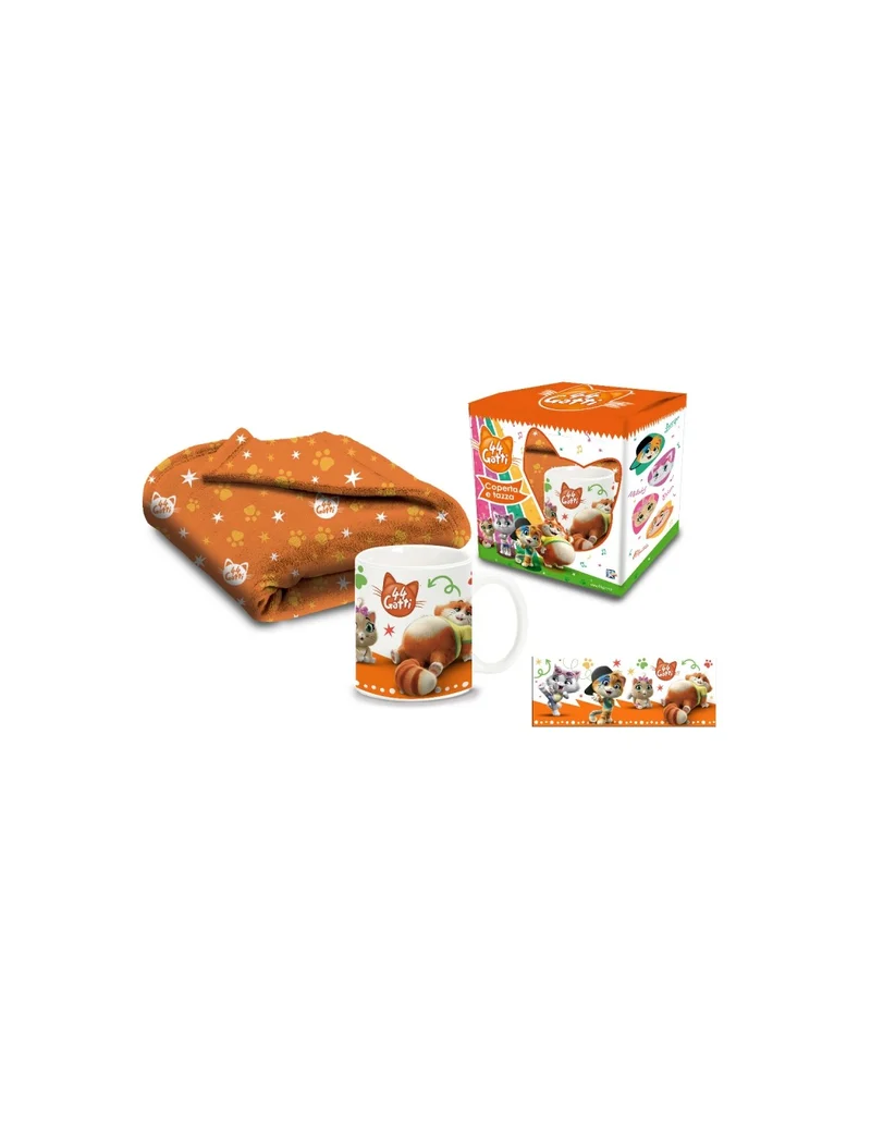 44 Gatti - Set Tazza In Ceramica Con Coperta