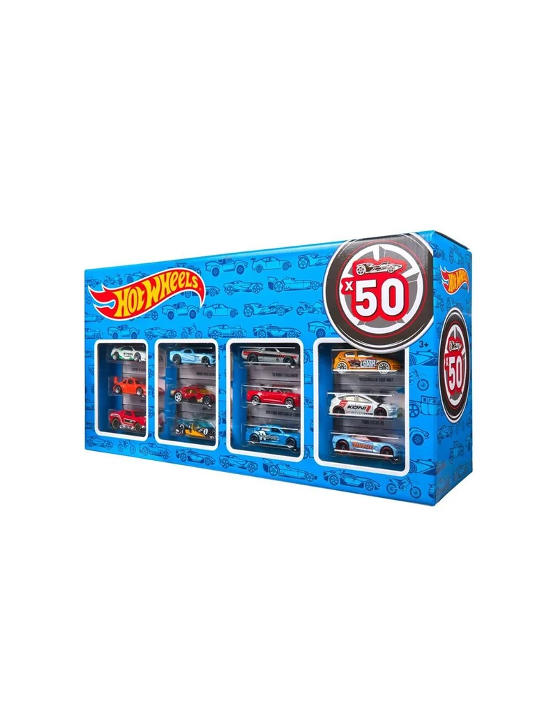 Hot Wheels Confezione Con 50 Auto