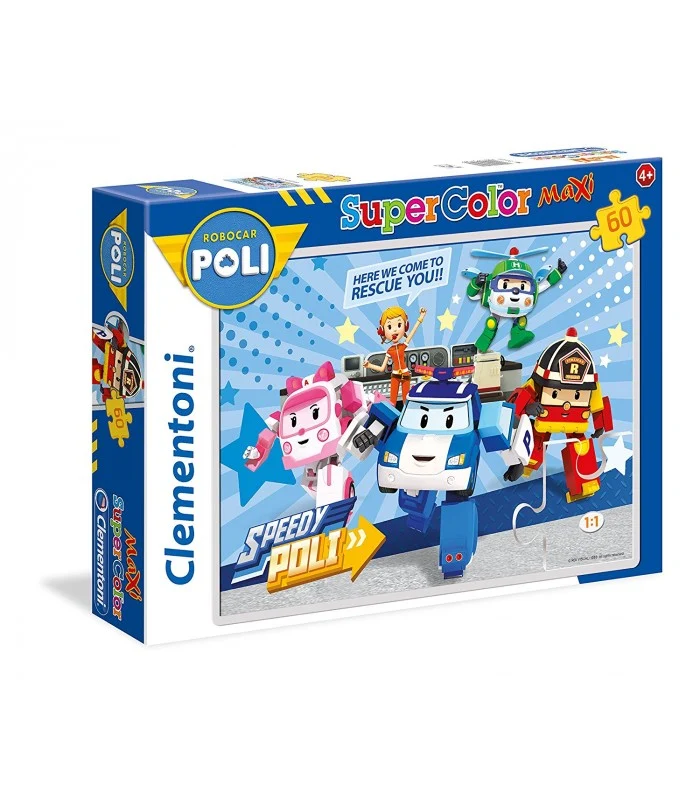 Puzzle Maxi 60 Robocar Poli