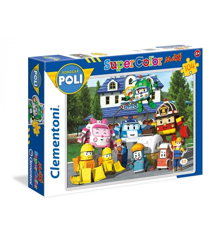 Puzzle Maxi Robocar Poli 104 Pezzi