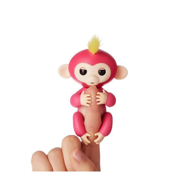 Funny Monkey- Baby Scimmietta Interattiva-Rossa