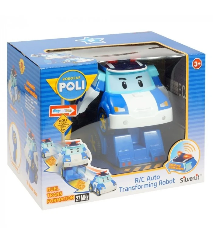 Robocar Poli Personaggio Poli Radiocomandato Trasformabile