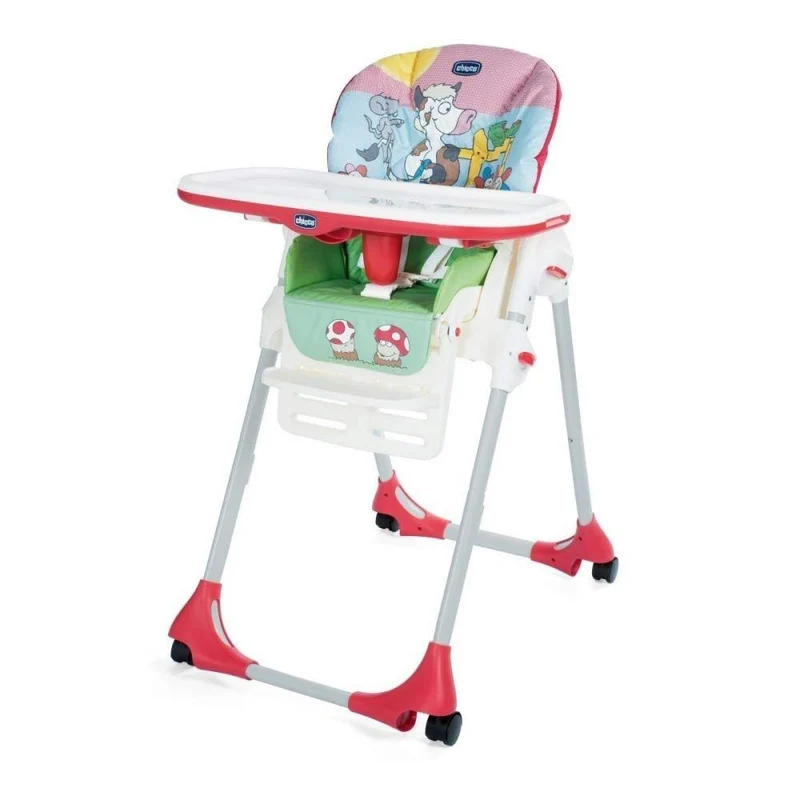Chicco Seggiolone Polly Easy 4 Ruote Country Farm