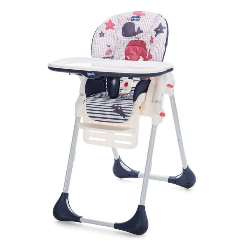 Chicco Seggiolone Polly Easy 4 Ruote Marine