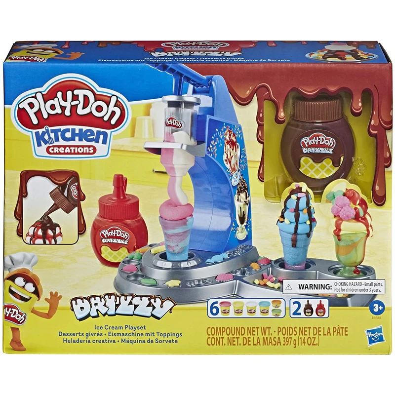 Plastilina Hasbro Playdoh Gelati Fantasiosi Drizzy
