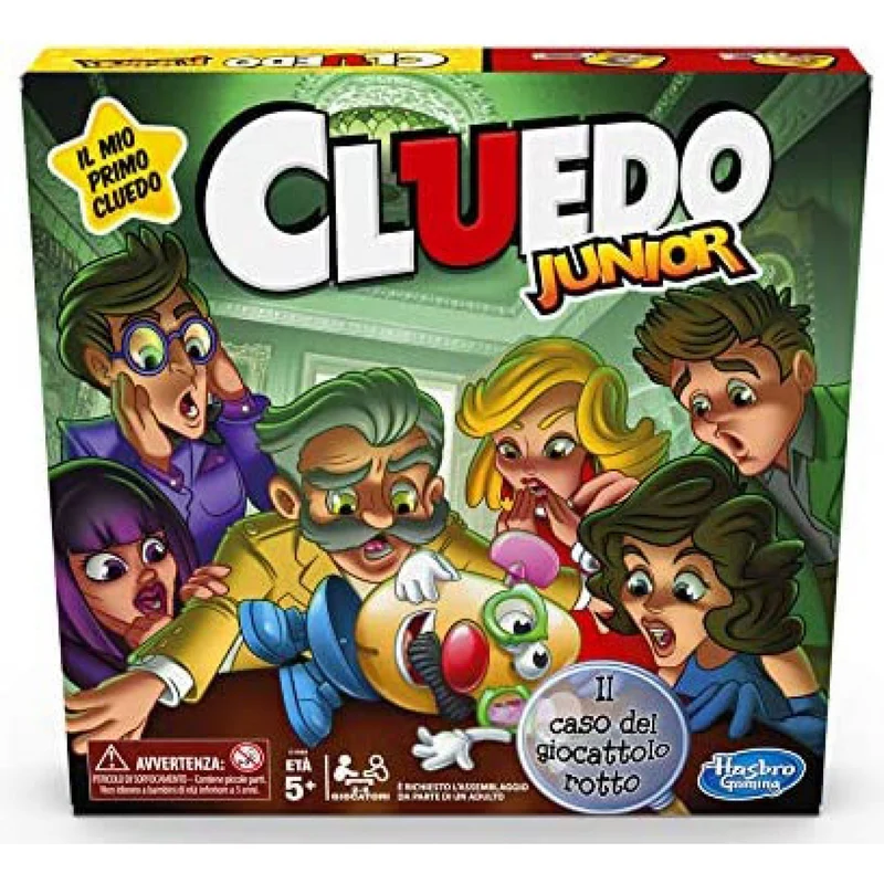 Gioco Da Tavolo Hasbro Cluedo Junior Il Caso Del Giocattolo Rotto