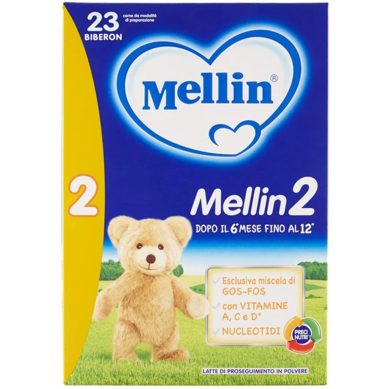 Latte In Polvere Mellin Due 800 Gr