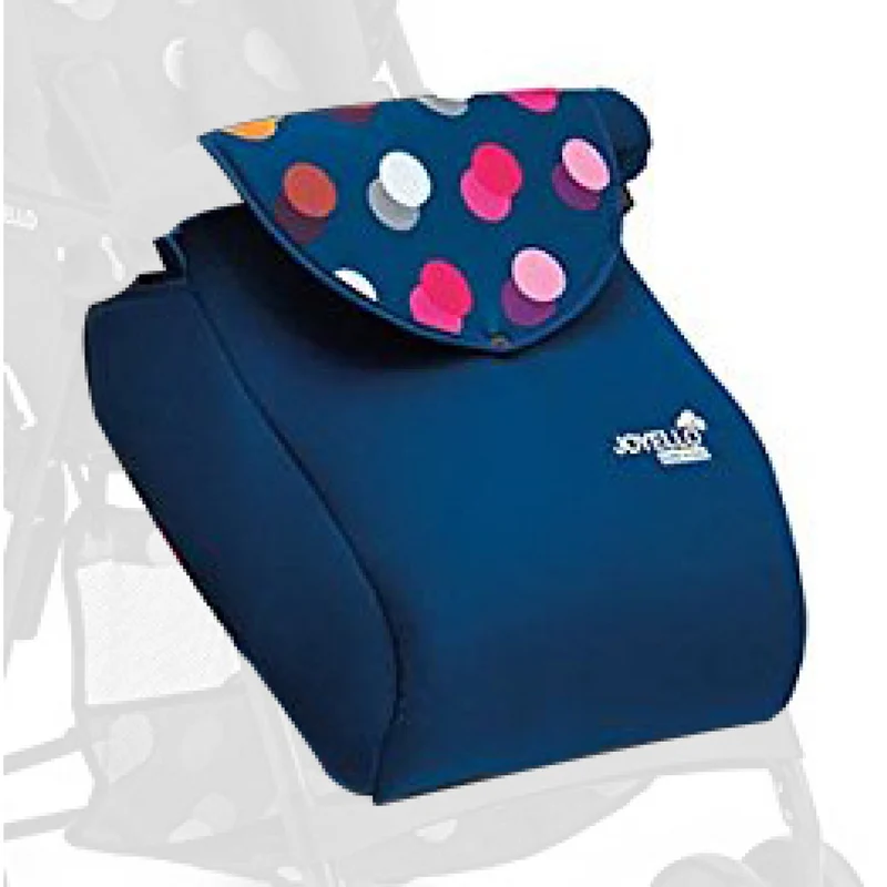 Coprigambe Per Passeggino Joyello Musino Light Blu Navy Pois Colorati