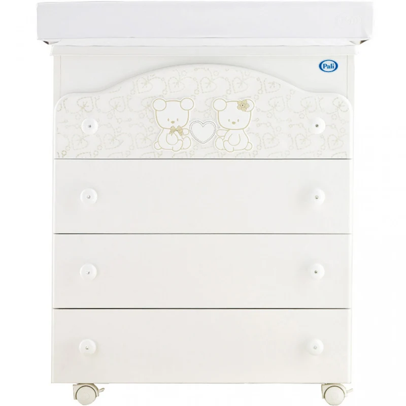 Cassettiera Fasciatoio Pali Four Maison Bebe Lux Bianco Beige