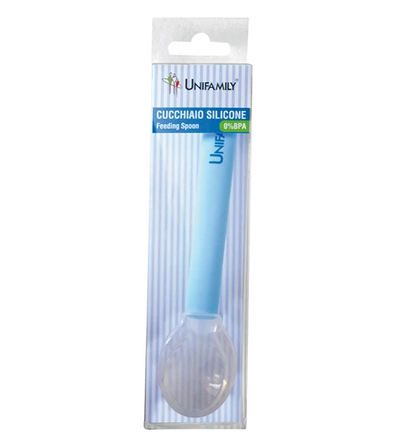 Unifamily Cucchiaio Silicone Azzurro