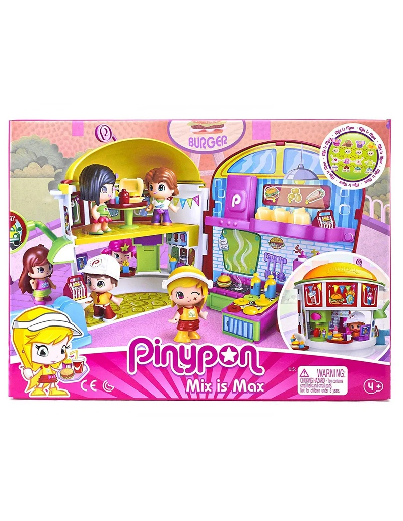Pinypon Playset Burger Shop