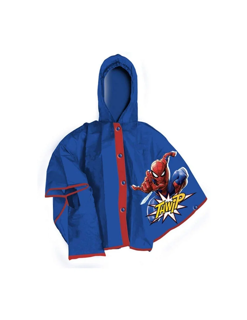 Spider-Man - 5-6 Anni Impermeabile Mantellina Per La Pioggia