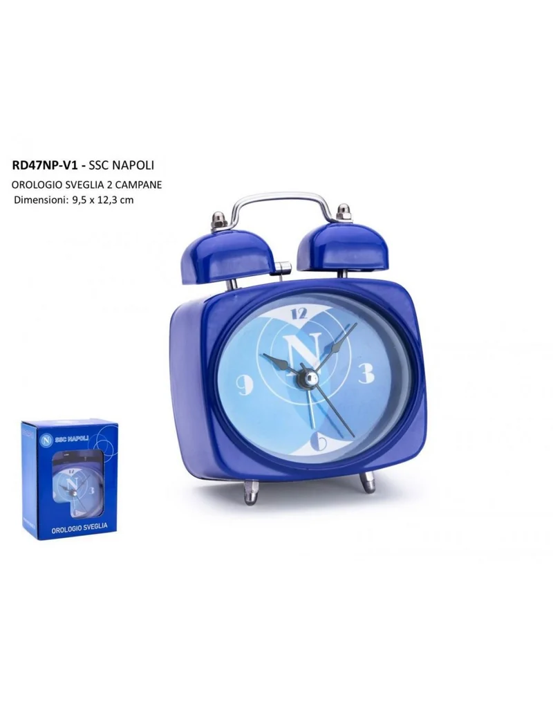 Ssc Napoli Orologio Sveglia Due Campane
