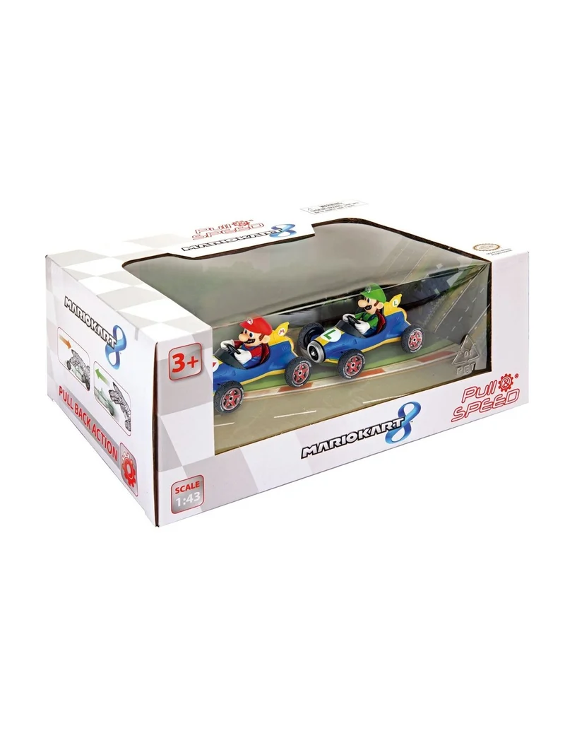 Confezione Con 2 Auto Mario E Luigi Mario Kart 8