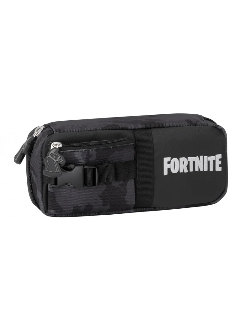 Fortnite Astuccio Rettangolare Nero Camo
